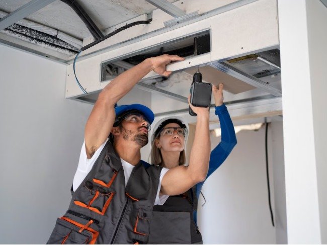 Residential air duct cleaning